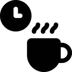 Poster - coffee break icon