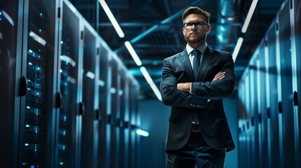 Poster - The data center data security expert implements and maintains advanced encryption and authentication techniques to ensure a high level of confidentiality and integrity of information.