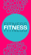 Fitness Pink Turquoise Teal Rings Circular Vertical Text 