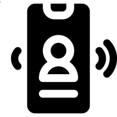 Canvas Print - phone call icon