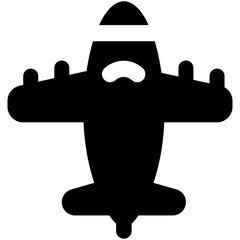 Sticker - airplane icon