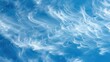 abstract blue background with white fluffy clouds in the sky