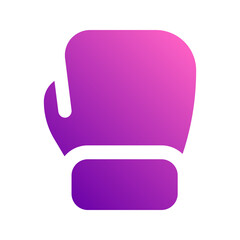 Poster - boxing gloves gradient icon