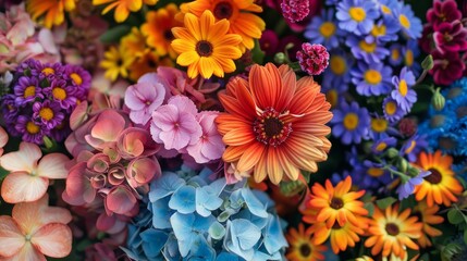  Colorful Flowers Assortment Garden