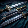 old knights sword, ai-generatet