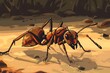 Vector illustration for insect creature - Ant. .