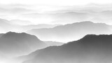 Fototapeta Góry - fog in mountains