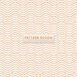 Minimalist wavy line pattern background design