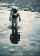 © Shah Faisal - Astronaut walking on water