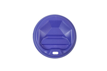 Wall Mural - Blue plastic lid for disposable cup.