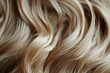 Blonde hair background close up	