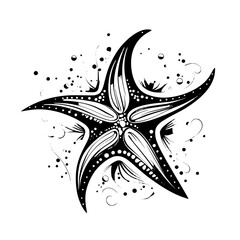 illustration of starfish