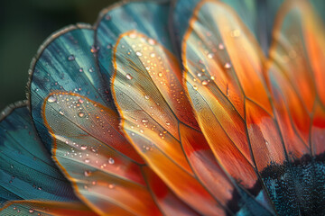 Poster - An image of a photographer specializing in macro shots of insect wings, showcasing the natural patte