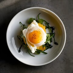 Canvas Print - egg with parsley