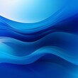 Abstract blue background with smooth lines. Vector illustration. Eps 10.