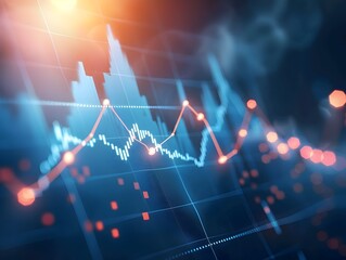 Comprehensive Market Overview:Detailed Graph Showcasing Profitable Business Growth and Financial Exchange Data