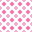Pink squares isolated on a white background. Seamless pattern. Simple abstract design, diagonal arrangement.  Background for paper, cover, textile, dishes, interior decor.