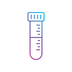 Wall Mural - Test tube  vector icon