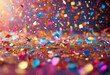 © wafi - illustration confetti Colorful glitter overlay glistering shimmer pastel colourful gold sparkle shine elegant abstract bright decoration gleam effect glowing luxury shiny glittering light bac