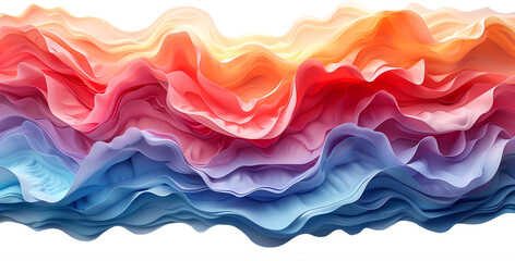 Leinwandbilder - Illustration of a multicolored gradient for design,Generated by AI