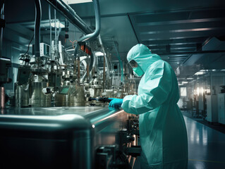 Canvas Print - High-Tech Laboratory Precision and Safety