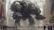 City Conquest: Colossal War Machine on the Move