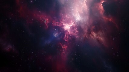 Wall Mural - blue purple deep space galaxy nebula. cinematic celestial background depicting astrology and space e