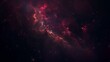 Purple Red Deep Space Galaxy Nebula. Cinematic celestial background depicting astrology and space exploration. Cosmic fictional 3D illustration backdrop.