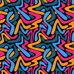 Poster - Abstract seamless wallpaper pattern background. Vector illustration.