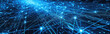 Abstract Blue Network Connections Background