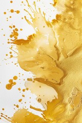 Poster - Close up of a vibrant yellow and white painting, perfect for interior design projects