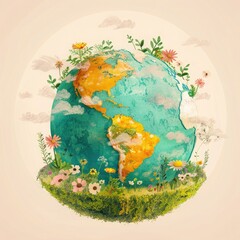 Poster - earth day graphic 