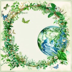 Poster - earth day border