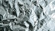 Detailed close up of a piece of tin foil, suitable for various projects