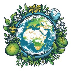 Poster - earth day logo 