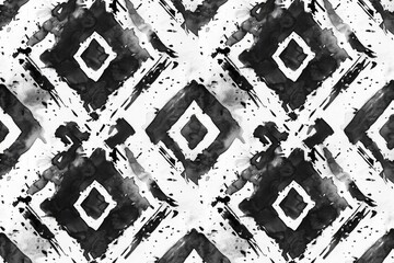 Poster - Black and white photo of a pattern, suitable for various design projects
