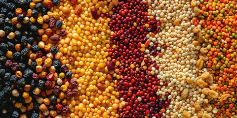 Poster - A variety of colorful fruits and vegetables up close. Suitable for healthy eating concepts