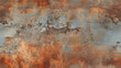 Abstract texture of rusted metal surface with corroded patterns and colors