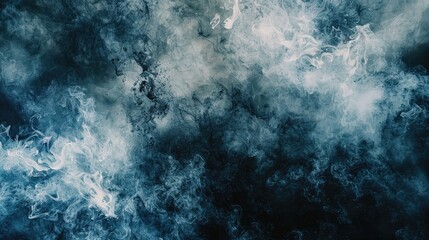 Aufkleber - Black and white photo of smoke in the air. Suitable for various design projects