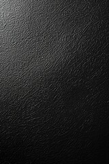 Poster - Detailed shot of black leather texture, ideal for backgrounds