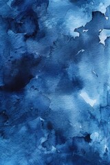 Aufkleber - Detailed close up of a blue watercolor painting, perfect for artistic projects