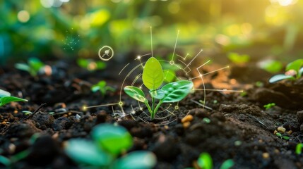 Poster - Concept of environmental technology. Sustainable development goals. SDGs.