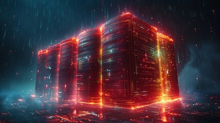 Leinwandbilder - Infographics and book concept of new technologies in e-education or e-book. Modern illustration on dark background with a futuristic style.