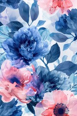 Poster - Close up of a beautiful bunch of flowers, perfect for floral designs