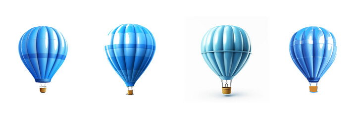 Wall Mural - Hand drawn illustration of air balloon