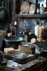 Poster - A variety of cheeses displayed on a table, perfect for food and culinary concepts