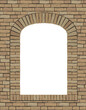 Seamless texture of brick window arch