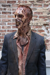 Wall Mural - Emaciated Male Undead Rotting Zombie