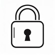 © Hafsa - lock icon on internet button