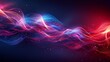 Futuristic Abstract tech background with digital waves